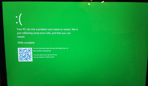 “蓝屏”时代终结？Windows10新版错误提示改为“绿屏”