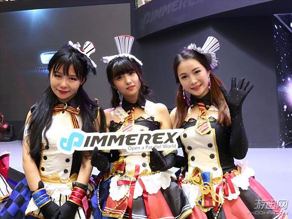 immerexcj展台上演性感科技秀韩国第一美女明日将现身