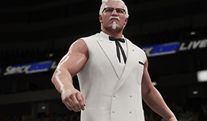 《WWE 2K18》与肯德基达成合作 KFC老爷爷化身肌肉猛男