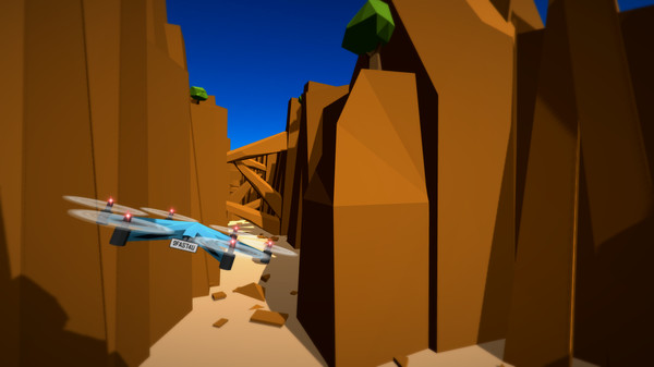 无人机赛车：峡谷游戏