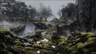 《战神》新作全新原画公布 米德加尔特的神秘美景
