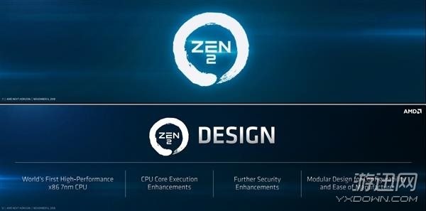 AMD秀7nm Zen 2架构IPC性能：比Zen 1提升近30％