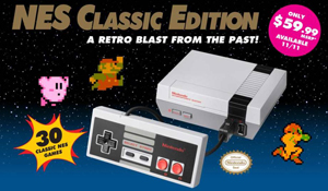 任天堂“NES经典版”主机6月重新上市 内置30款老游戏