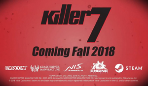 经典Cult风游戏《杀手7》将登陆Steam 今年秋季正式发售