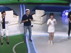 在世界杯决赛之前，李子璇和欧文先来了一次舞（球）技battle