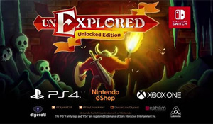 《Unexplored》将于8月9日登陆Switch 欧美服期限折扣