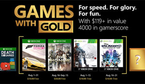 Xbox8月金会员免费游戏公开 《极限竞速：地平线2》在列
