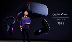 Facebook推新款Oculus头盔：399美元，2019春季发售