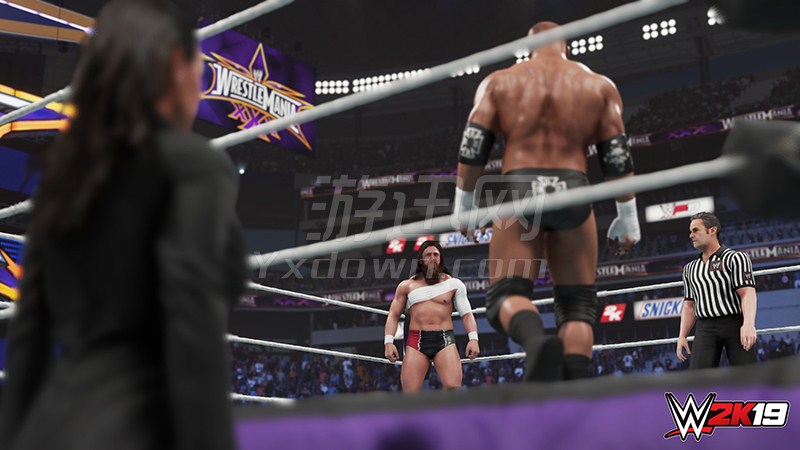 《WWE 2K19》PC破解版下载 和现象级传奇大师决斗现场