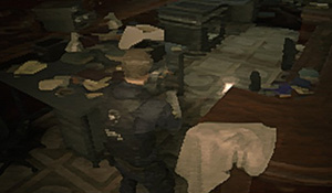 《生化2：重制版》最低画质截图 梦回PS1马赛克时代
