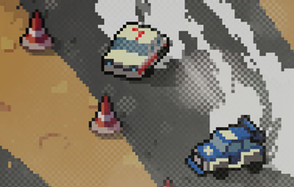 竞速游戏《超级像素赛车》今日发售 利用助推器飙车