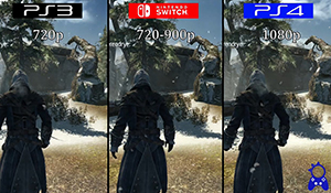 《刺客信条：叛变》NS/PS4/PS3画面对比 差距并不明显