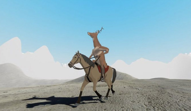魔性游戏《鹿模拟器》众筹成功 荒诞无稽小鹿备受欢迎