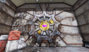 玩家发现《辐射76》新避难所 大门紧闭数字是紫色贴图