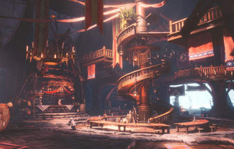 《怪猎世界》冰原DLC集会区域演示 基本设施一应俱全