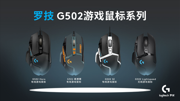 罗技G502 Hero主宰者游戏鼠标荣膺2020 京东金榜电脑数码鼠标金奖 