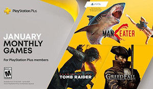 PS欧美服明年1月会免：PS5版食人鲨、PS4版贪婪之秋