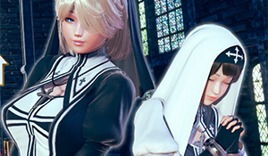 《AI少女》《甜心选择2》修女DLC发售 禁忌教堂风格