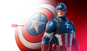 《堡垒之夜》推出“美国队长”皮肤 变装成为超级英雄