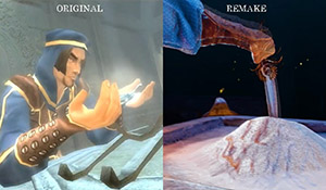 《波斯王子：时之砂重制版》对比原版 画面光影大提升