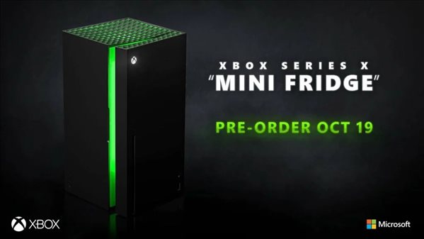 XSX迷你冰箱下周开启预定 售价99.99美元，12月发售