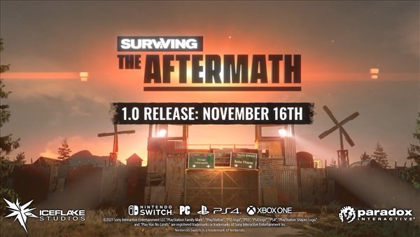 生存建造《末日求生》正式版11月16日登陆PC和主机平台
