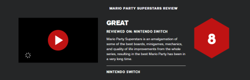 《马里奥派对：超级巨星》IGN 8分 系列近10年最佳作