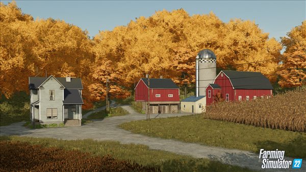 《模拟农场22》地图宣传预告 欢迎来到“Elmcreek”