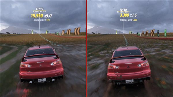 《极限竞速：地平线5》XB1/XSX画面对比 XSX画质更好