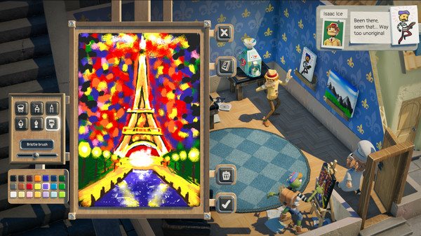 模拟《饥饿派画家2》Steam页面上线 奇思妙想绘画