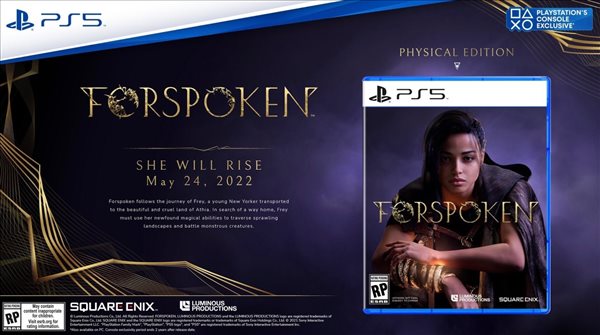 ARPG《Forspoken》宣传海报 主机版由PS5独占两年