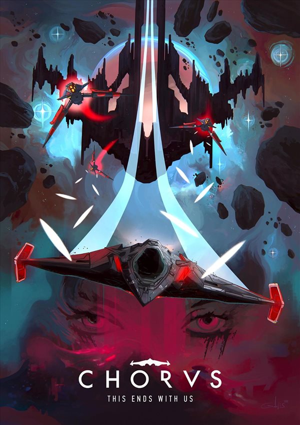 太空射击游戏《和声》新科幻海报 携手PosterSpy绘制