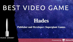 《哈迪斯》斩获雨果奖最佳电子游戏 系首次游戏评选