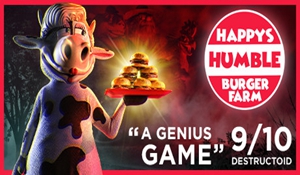 黑色恐怖《开心小汉堡庄餐馆》Steam发售特别好评