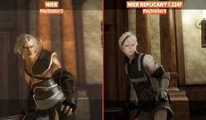 《尼尔：伪装者》PS4与原版PS3画质对比 视效增强明显