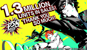 《女神异闻录5S》全球销量超130万份 开启促销活动