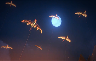 《怪猎物语2：毁灭之翼》开场动画 热闹庆典中群龙飞舞