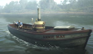 玩家发现《荒野大镖客2》划船Bug 速度飞快如同摩托艇