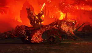 《全面战争：战锤3》鲜血王座预告 巨大战车式恶魔引擎
