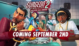 《外科模拟2》发售日公布 9月2日登陆XS/XB1/Steam