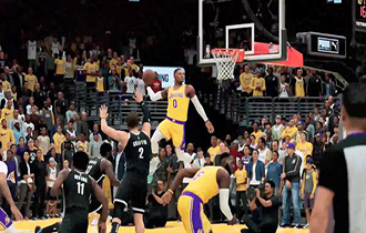 球类竞技《NBA 2K22》新演示 各个篮球巨星激情扣篮
