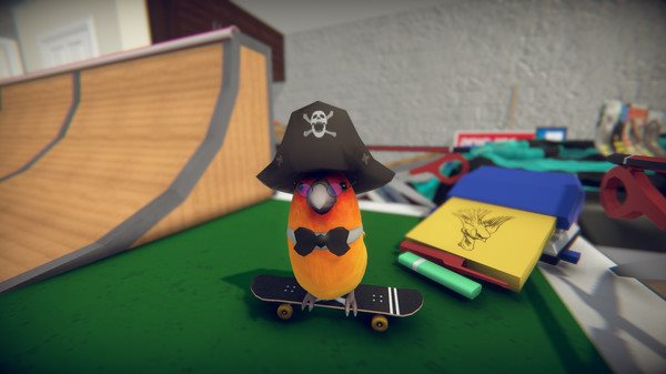 沙盒竞速《滑板鸟》9月16日正式发售 一只鸟的滑板梦