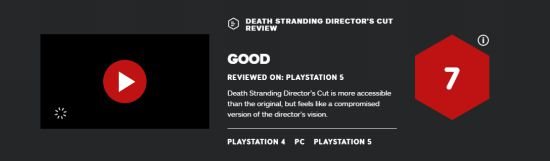 《死亡搁浅：导剪版》IGN 7分 容易上手、内容易理解