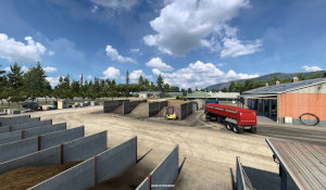 《美国卡车模拟》蒙大拿州DLC截图 多处工业建筑展示