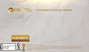 EA《FIFA 23》世界杯模式玩法概览 11月9日更新上线