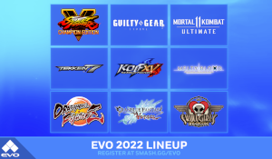 EVO 2022比赛项目公布 街霸5回归，新增《月姬格斗》