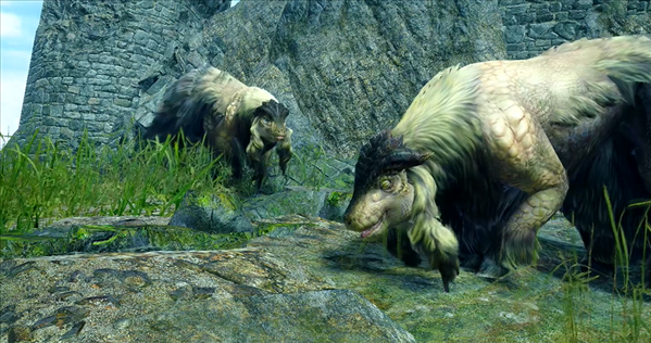 《怪物猎人：崛起 曙光》映像见闻录 丽羊兽和狡狗龙
