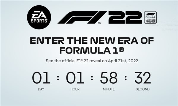 EA上线 《F1 2022》倒计时官网 开启方程式赛车的新时代