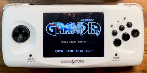 玩家自制世嘉土星掌机版视频演示 流畅运行老款游戏