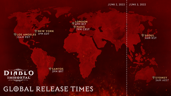 《暗黑破坏神：不朽》全球发售日公布 PC端开启预载
